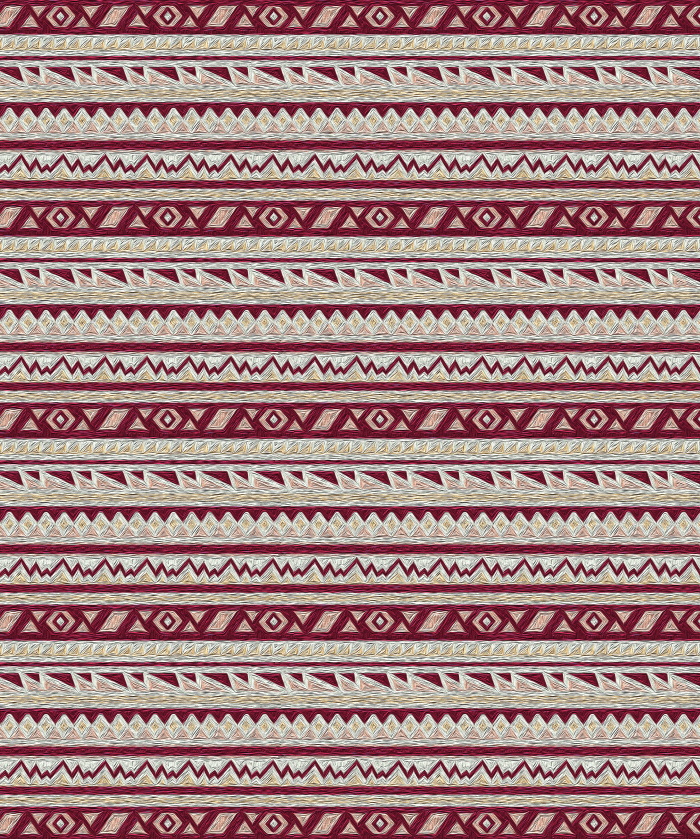 Final red tribal print for blog